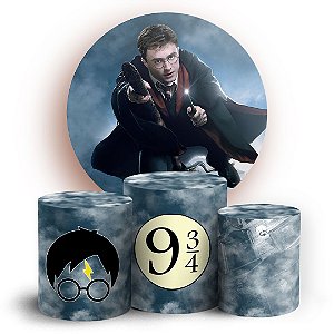 KIT Redondo e Trio - Harry Potter  - Sublimado 3D