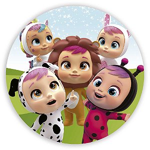 Painel Redondo - Cry Babies Bebes llorones - Sublimado 3D