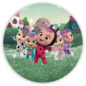 Painel Redondo - Cry Babies Bebes llorones  - Sublimado 3D