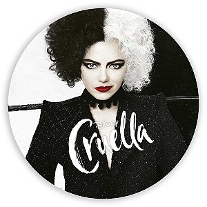 Painel Redondo - Cruella - Sublimado 3D