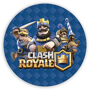 Painel Redondo - Clash Royale - Sublimado 3D