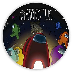 Painel Redondo - Among Us - Sublimado 3D