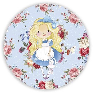 Painel Redondo - Alice - Sublimado 3D