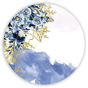 Painel Redondo - Floral - Sublimado 3D