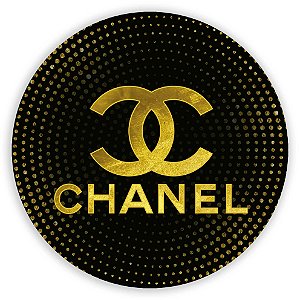 Painel Redondo - Chanel - Sublimado 3D