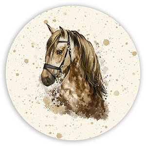 Painel Redondo - Cavalo - Sublimado 3D