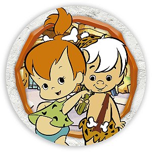 Painel Redondo - Flintstones - Sublimado 3D