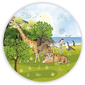 Painel Redondo - A Criação - Sublimado 3D