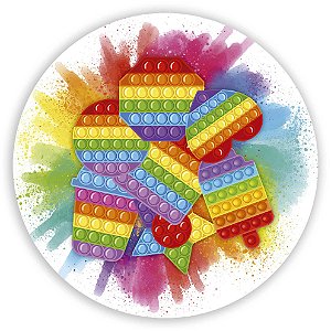 Painel Redondo - Fidget Toys0 - Sublimado 3D