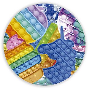 Painel Redondo - Fidget Toys - Sublimado 3D