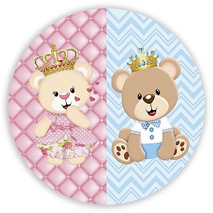 Painel Redondo - Príncipe Urso - Sublimado 3D