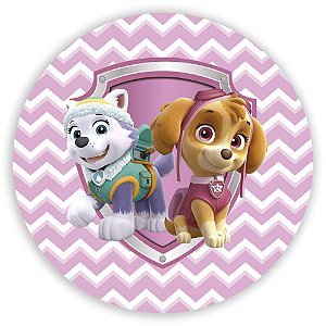 Painel Redondo - Patrulha Canina0 - Sublimado 3D