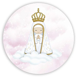 Painel Redondo - Nossa Senhora - Sublimado 3D