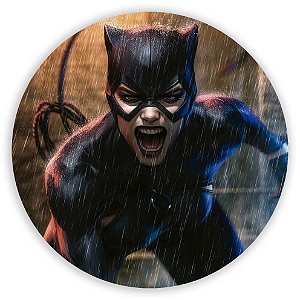 Painel Redondo - Mulher Gato - Sublimado 3D