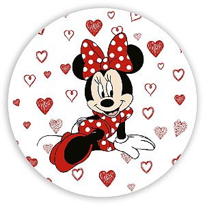 Painel Redondo - Minnie - Sublimado 3D
