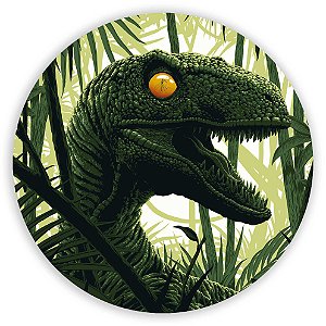 Painel Redondo - Jurassic World - Sublimado 3D