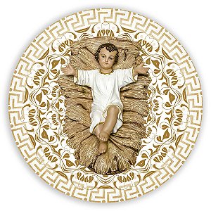 Painel Redondo - Jesus - Sublimado 3D