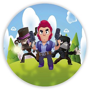 Painel Redondo - Brawl Stars - Sublimado 3D