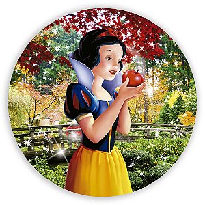 Painel Redondo - Branca de Neve - Sublimado 3D
