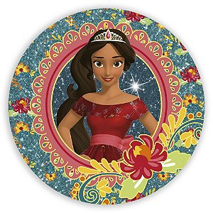 Painel Redondo - Elena de Avalor - Sublimado 3D