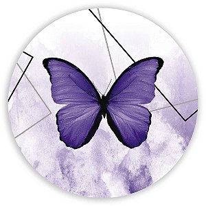 Painel Redondo - Borboleta - Sublimado 3D