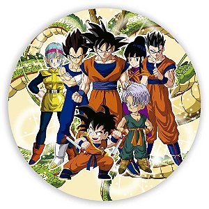 Painel Redondo - Dragon Ball - Sublimado 3D
