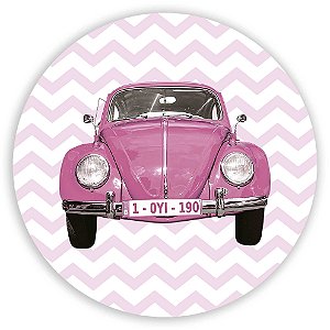 Painel Redondo - Fusca - Sublimado 3D