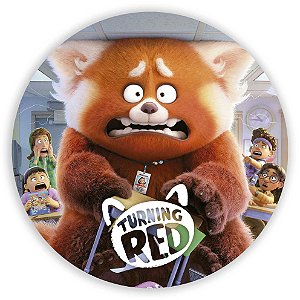 Painel Redondo - Red - Sublimado 3D