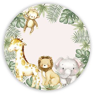 Painel Redondo - Safari - Sublimado 3D