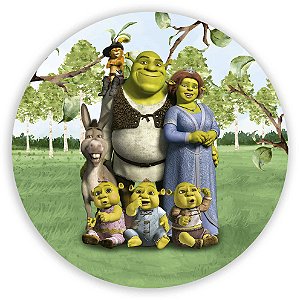 Painel Redondo - Shrek - Sublimado 3D