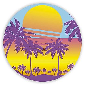 Painel Redondo - Tardezinha - Sublimado 3D