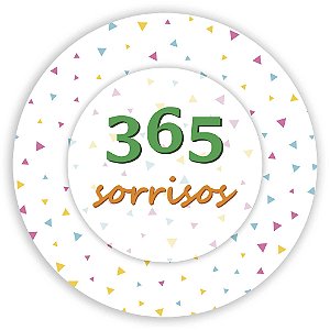 Painel Redondo - 365 Sorrisos - Sublimado 3D