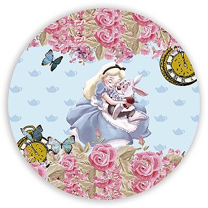 Painel Redondo - Alice - Sublimado 3D