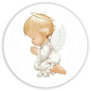 Painel Redondo - Anjo - Sublimado 3D