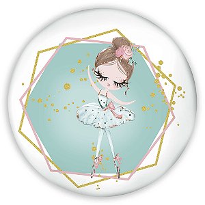 Painel Redondo - Bailarina - Sublimado 3D