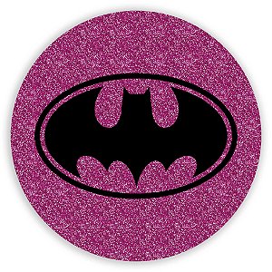 Painel Redondo - Batman Glitter - Sublimado 3D