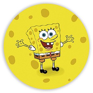 Painel Redondo - Bob Esponja - Sublimado 3D
