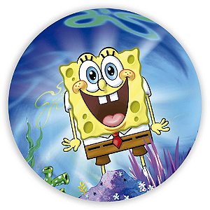 Painel Redondo - Bob Esponja - Sublimado 3D