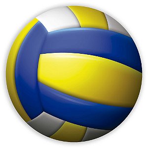 Painel Redondo - Bola de Volei - Sublimado 3D