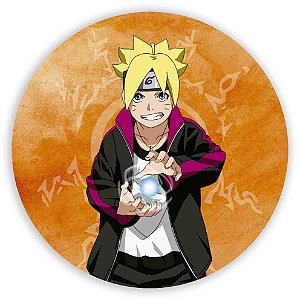 Painel Redondo - Boruto - Sublimado 3D