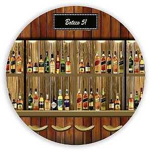 Painel Redondo - Boteco - Sublimado 3D