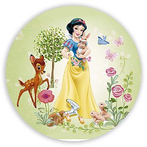 Painel Redondo - Branca de Neve - Sublimado 3D