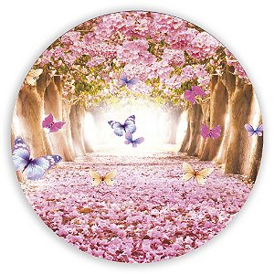 Painel Redondo - Cerejeira - Sublimado 3D