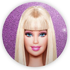 Painel Redondo - Barbie - Sublimado 3D