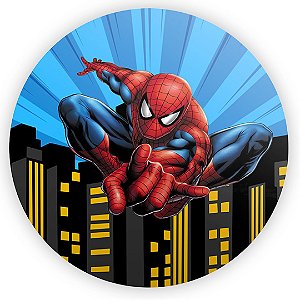 Painel Redondo - Homem Aranha - Sublimado 3D