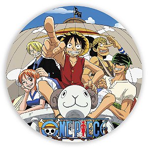 Painel Redondo - One Piece - Sublimado 3D