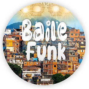 Painel Redondo - Baile Funk - Sublimado 3D