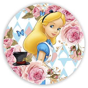 Painel Redondo - Alice - Sublimado 3D