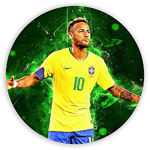 Painel Redondo - Neymar - Sublimado 3D