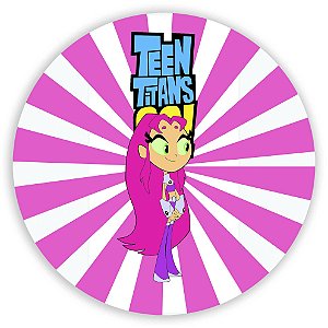 Painel Redondo - Teen Titans - Sublimado 3D